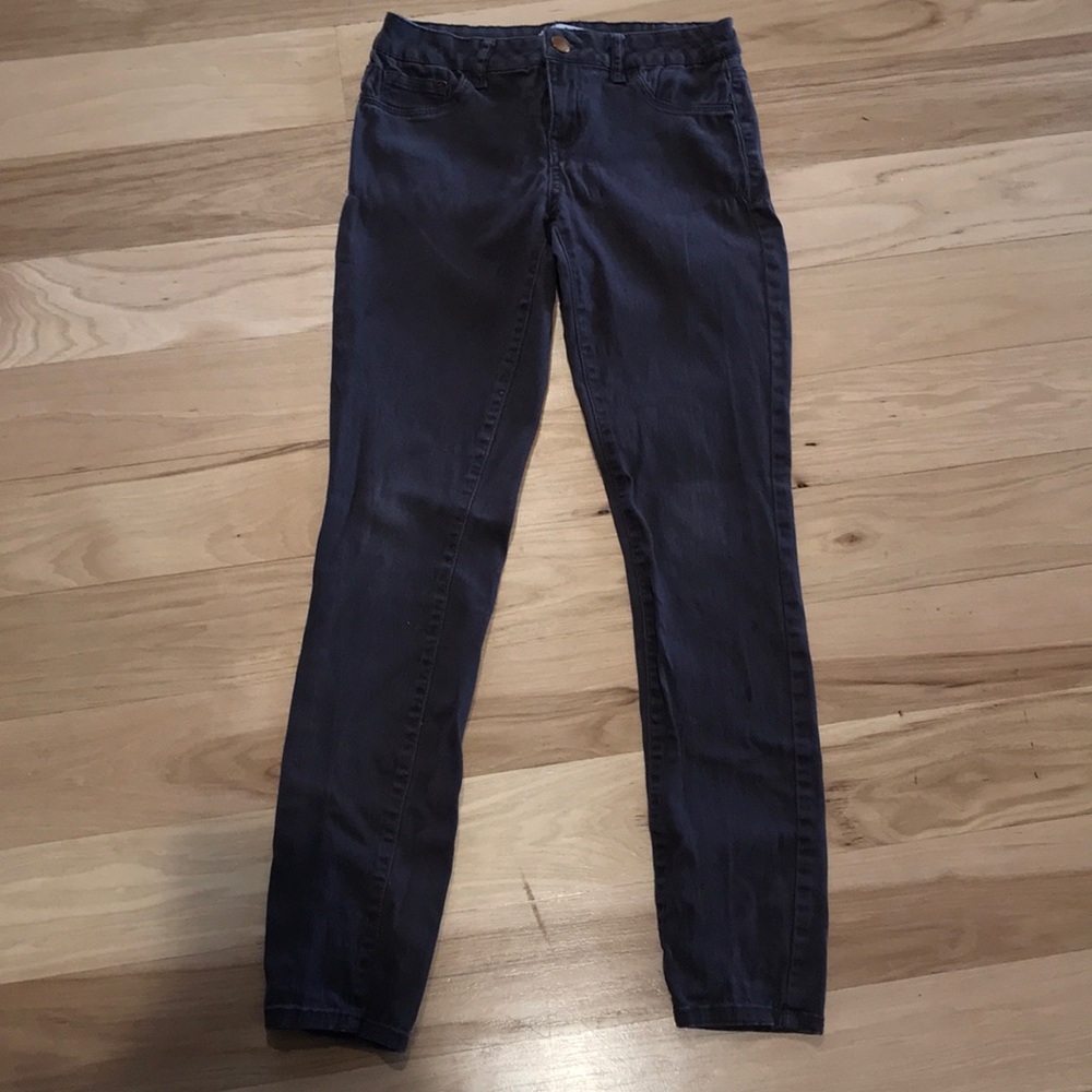 purple jeans